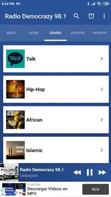 Radio democracy 98.1 sierra le android App screenshot 3